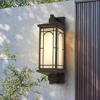その他 ACME FURNITURE OUTDOOR LAMP NEW Acme Nysa Square Table Lamp in White Fabric and Mirrored